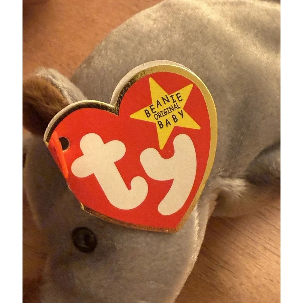 Spike Rhino Ty The Beanie Babies‎ Collection DOB August 13, 1996 Retired NWT